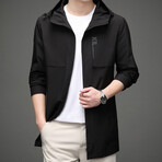 Windbreaker Jacket // Black (XL)
