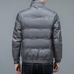 Logo Puffer Jacket // Gray (2XL)
