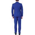 2-Piece Slim Fit Suit // Sax Blue (Euro: 48)