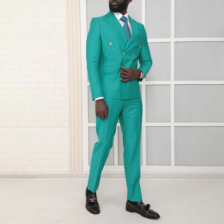 Alex 2-Piece Slim Fit Suit // Light Green (Euro: 44)