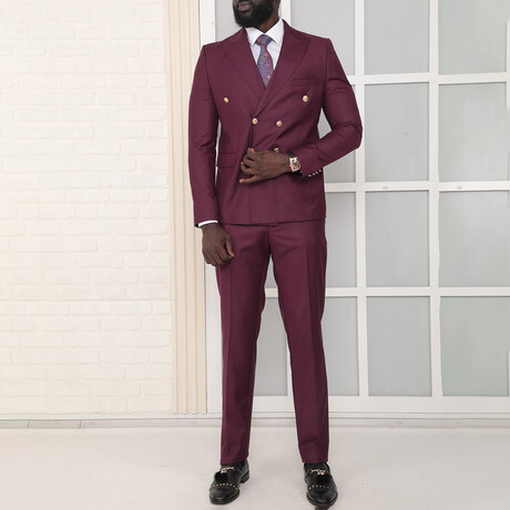Carter 2-Piece Slim Fit Suit // Purple (Euro: 44)