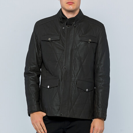 Leather Jacket // Brown Tafta (S)