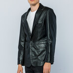 Leather Jacket // Black // Style 3 (S)