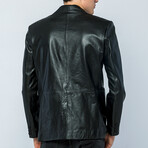 Leather Jacket // Black // Style 3 (S)