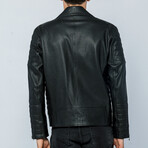 Jumbo Biker Leather Jacket // Black Jumbo (S)