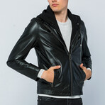 Leather Jacket // Black // Style 2 (S)