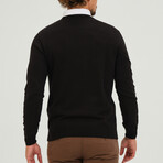Men's O Neck Pullover // Black (S)