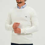 Men's O Neck Pullover // Ecru (S)