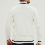 Men's V Neck Pullover // Ecru (S)