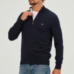 Men's Full-Zip Cardigan // Navy (S)