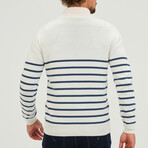 Men's Half Zip Pullover // Ecru (S)