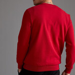 Men's Sweatshirt // Burgundy (XS)