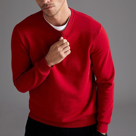 Men's Sweatshirt // Burgundy (XS)