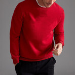 Men's Sweatshirt // Burgundy (XL)