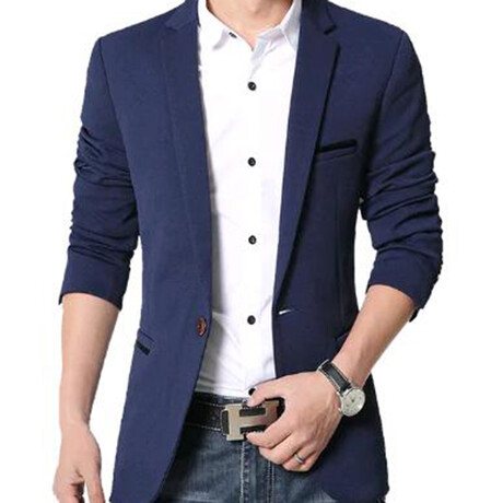 Men's Suit Blazer Jacket // Blue (XS)