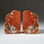 Natural Thunderegg Agate Bookends from Idaho