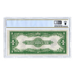 1923 $1 Large Size Silver Certificate // Horse Blanket // PCGS Certified Gem Unc 65 PPQ