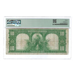 1901 $10 Large Size Legal Tender // Bison Note // PMG Certified Fine 15