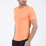 Men's Crewneck Tee // Orange  (S)