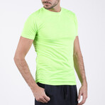 Men's Crewneck Tee // Neon Green (S)