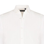 Button-Down Collar Shirt // Off White (S)