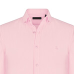 Button-Down Collar Shirt // Pink (S)