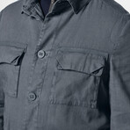 Garment Dyed Field Jacket // Asphalt // Medium