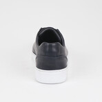 Slip-Ons Sneakers Men's Shoes // Dark Blue + White (Euro: 39)