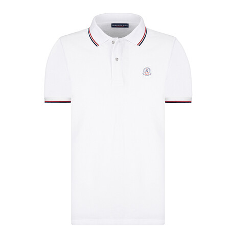 Men's Polo Shirt Short Sleeve // White (S)