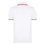 Tipped Collar Polo // White (S)