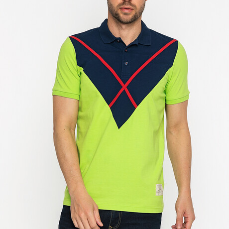 Men's Polo Shirt Short Sleeve // Neon Green (S)
