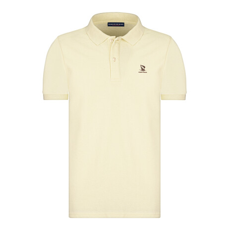 Men's Polo Shirt Short Sleeve // Ecru (S)