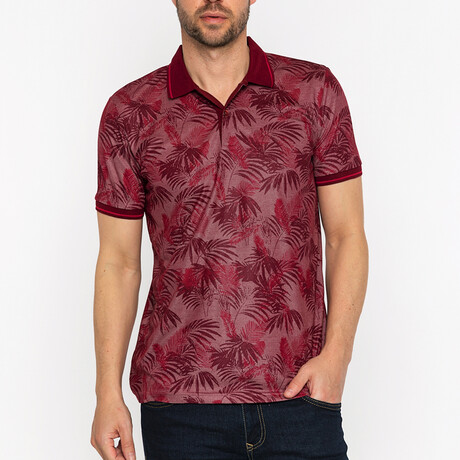 Men's Polo Shirt Short Sleeve // Bordeaux (S)