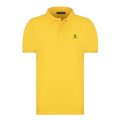 Men's Polo Shirt Short Sleeve // Yellow (S)