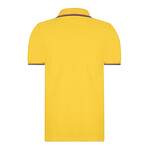 Tipped Collar Polo // Yellow (S)