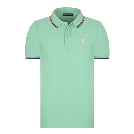 Tipped Collar Polo // Mint (S)
