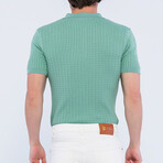Cable Rib Knit Sweater// Mint  (S)