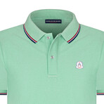 Tipped Collar Polo // Mint (S)