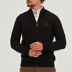 Full Zip Cardigan // Black (S)