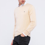 Crewneck Pullover // Beige Melange (S)