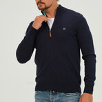 Full Zip Cardigan // Navy Blue (S)