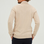 Full Zip Cardigan // Beige (S)