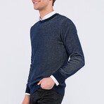 Men's Crew Neck Pullover // Navy (S)