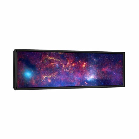 Center of the Milky Way Galaxy (Chandra/Hubble/Spitzer) by NASA (12"H x 36"W x 1.5"D)