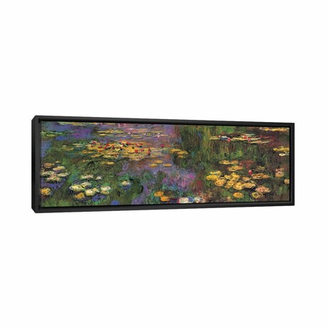 Water Lilies by Claude Monet (12"H x 36"W x 1.5"D)