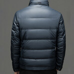 Puffer Jacket // Gray Blue (XS)