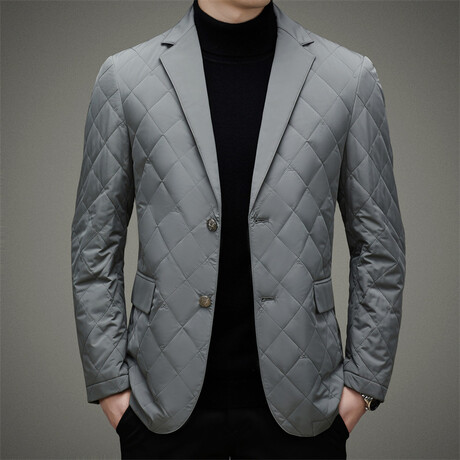 CHEST ACCENT SHACKET // GRAY (XS)