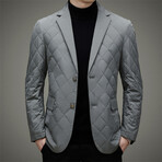 CHEST ACCENT SHACKET // GRAY (3XL)