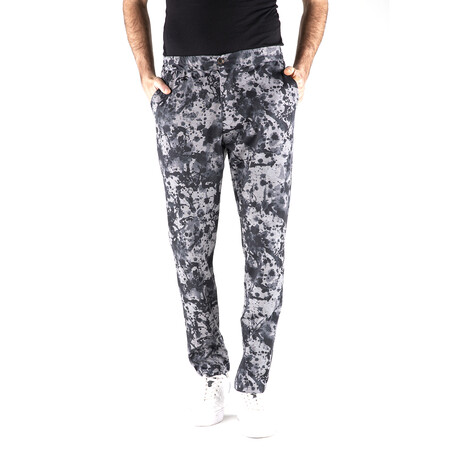 The Executive Jogger // Splatter // Black + Gray (S)