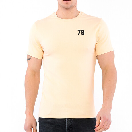 Numeral Logo Crew Neck // Salmon (S)